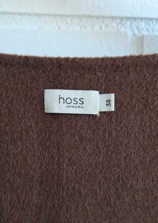 Vestido pichi lana Hoss Intropia marrón