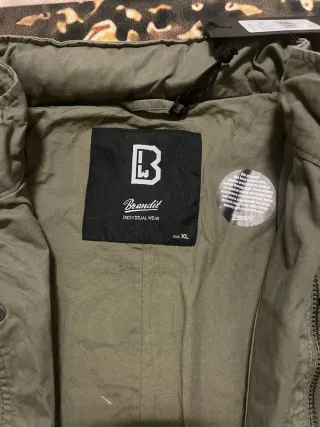 Chaqueta Brandit Oliva Hombre Talla XL