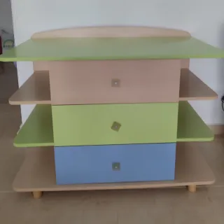 Cómoda infantil 3 cajones