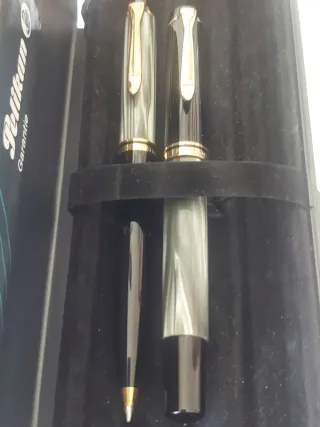 Juego Pluma y Bolígrafo Pelikan Old Style. "NUEVA"