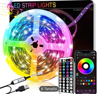 Luces LED Tira RGB Control Remoto y App