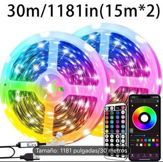 Luces LED Tira RGB Control Remoto y App
