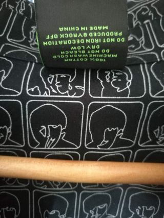 Camicia The Beatles serigrafia nera