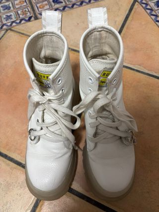 Botas Buffalo Blancas Talla 36