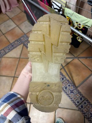 Botas Buffalo Blancas Talla 36