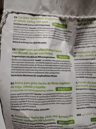 Lettiera naturale per gatti 5+1 GRATIS