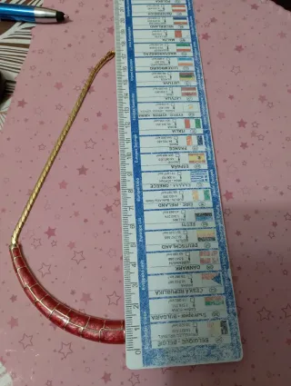 Collana vintage smalto  e oro