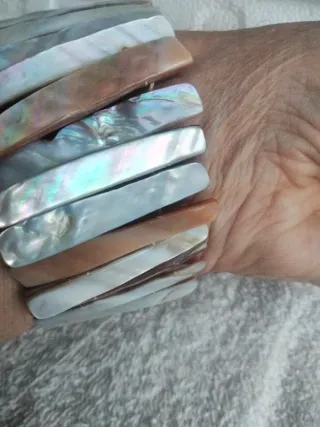 Pulsera Nácar Tiras Ajustable