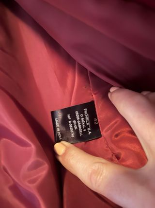 Cazadora Cuero Burdeos GERRY