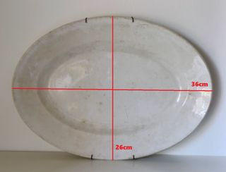 Travessa XIXa faiança francesa Hautin & Boulenger