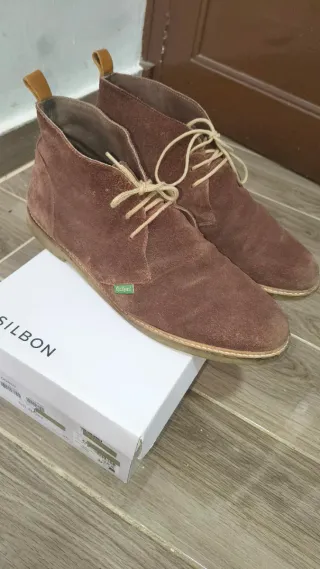 Botas de piel hombre Silbon marrones