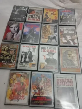 Lote 15 DVD Western Clásicos.con precinto sin usar