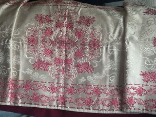 Pañolón Fallera Beige y Rosa Sin Estrenar PRECIOSO