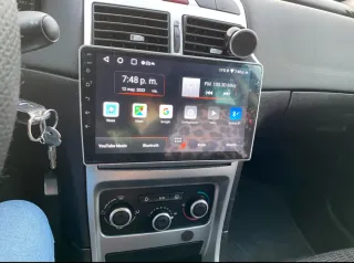 Rádio 4/64GB Peugeot 307 Android 14 com GPS (Novo)