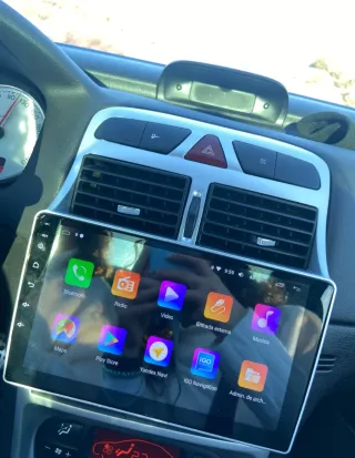 Rádio 4/64GB Peugeot 307 Android 14 com GPS (Novo)