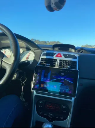 Rádio 4/64GB Peugeot 307 Android 14 com GPS (Novo)