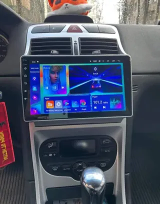 Rádio 4/64GB Peugeot 307 Android 14 com GPS (Novo)