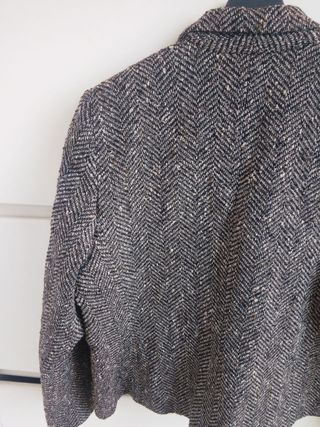 Giacca Blazer Vintage Spina di Pesce 100% Lana M