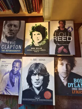 Libros de música rock . Dylan, Stones, Bowie