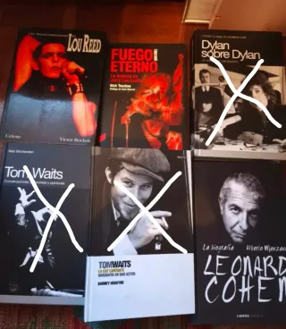 Libros de música rock . Dylan, Stones, Bowie