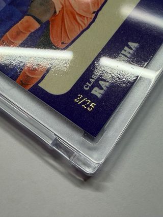 Raphinha numerado Topps /25