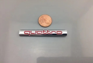 EMBLEMA AUDI QUATTRO LOGO ROJO Q5 Q7 m_875