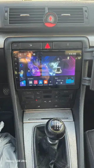 Rádio 4/64GB Audi A4 B6 B7 Android 14 (Novo)