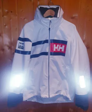 Chaqueta Helly Hansen Unisex Blanca y Azul