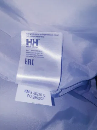 Chaqueta Helly Hansen Unisex Blanca y Azul