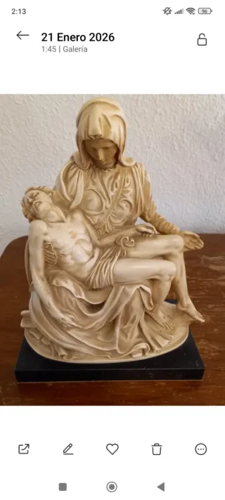 Escultura La Piedad de Miguel Ángel