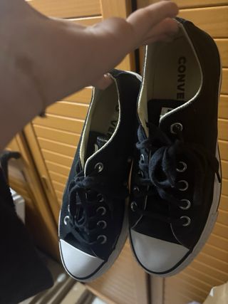 Zapatillas negras converse