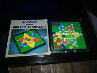Juego Vintage Damas Chinas Magnéticas