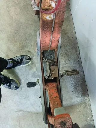 Ciclomotor Clásico Piaggio Naranja/Gris