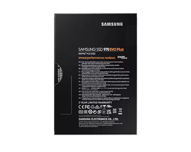 SSD Samsung 970 EVO Plus 250GB NVMe M.2 afbeelding 7