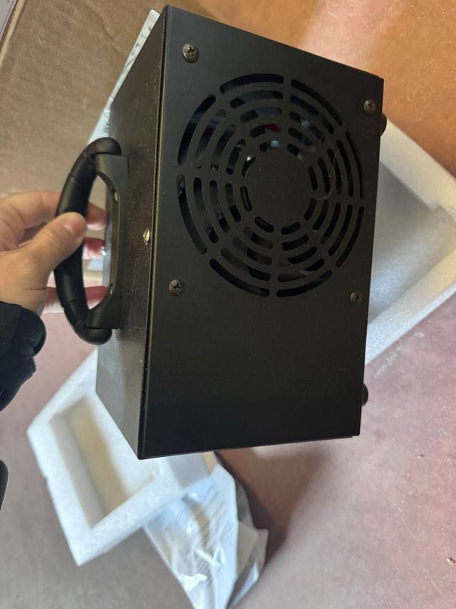 Generador de Ozono Temporizador Negro marca blanca