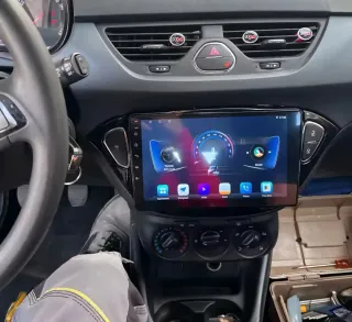 Rádio Opel Corsa E Android 14 com GPS (Novo)