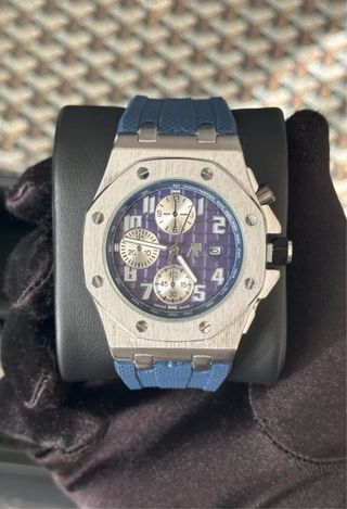 Reloj AP Azul y Plateado