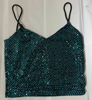 Conjunto fiesta: Stradivarius y falda Tisaia XS/42