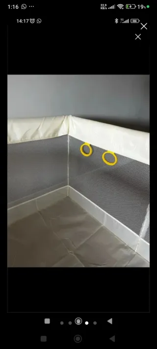 Parque infantil plegable