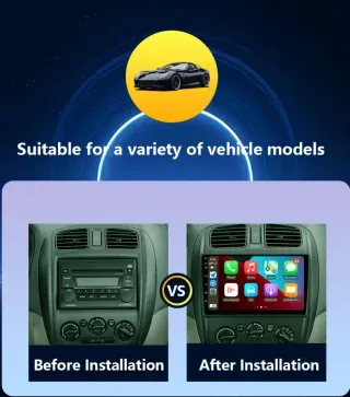 Pantalla Android Mazda 323 BJ (2000-2003)