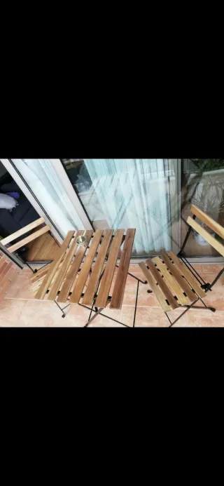 Tavolo e 2 Sedie Balcone IKEA