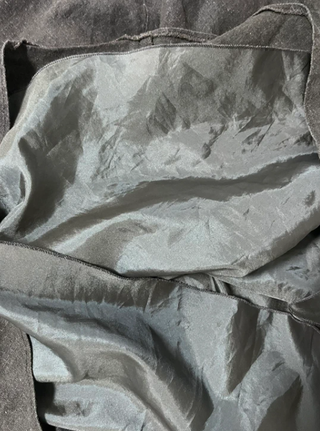 Falda Midi Lino y Viscosa Marrón