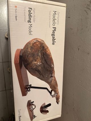 Jamonero Plegable Madera y Metal