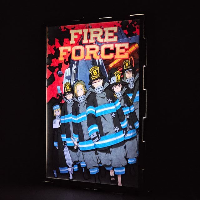 Lámpara LED Fire Force Doble Imagen