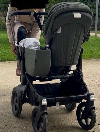 Carro Bugaboo Donkey 5 Gemelar Verde Militar
