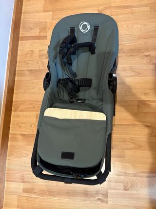 Carro Bugaboo Donkey 5 Gemelar Verde Militar