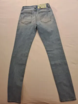 Pantalón Vaquero Off White Azul Hombre