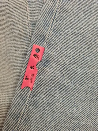 Pantalón Vaquero Off White Azul Hombre