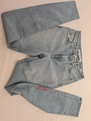 Pantalón Vaquero Off White Azul Hombre