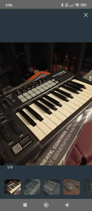 Pioneer FLX6 + teclado midi novation launchkey